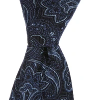 Daniel Cremieux Signature Tonal Paisley 3 3/8#double; Woven Silk Tie