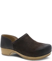 Dansko Brenna Burnished Suede Clogs