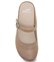 Dansko Bria Nubuck Suede Mary Jane Clogs