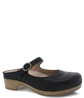 Dansko Bria Nubuck Suede Mary Jane Clogs