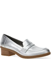 Dansko Danica Metallic Leather Penny Loafers