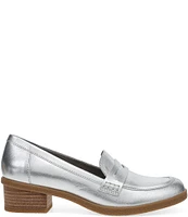 Dansko Danica Metallic Leather Penny Loafers