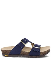 Dansko Dayna Suede Buckle Slide Sandals