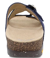 Dansko Dayna Suede Buckle Slide Sandals