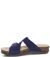 Dansko Dayna Suede Buckle Slide Sandals