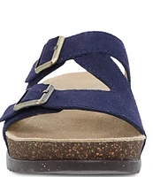 Dansko Dayna Suede Buckle Slide Sandals