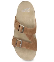 Dansko Dayna Suede Buckle Slide Sandals