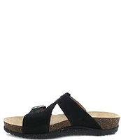 Dansko Dayna Suede Buckle Slide Sandals