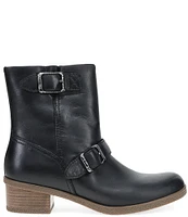 Dansko Delphine Leather Buckled Booties