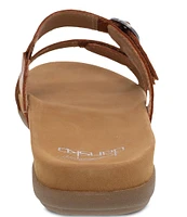 Dansko Justine Leather Slide Sandals