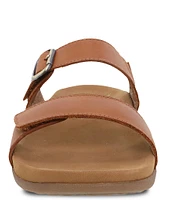 Dansko Justine Leather Slide Sandals