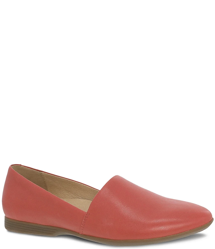 Dansko Larisa Leather Slip-On Loafer Flats