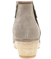 Dansko Lizanne Nubuck Suede Double Zipper Booties