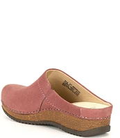 Dansko Mariella Nubuck Suede Clogs