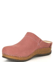 Dansko Mariella Nubuck Suede Clogs