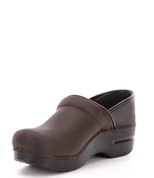 Dansko Professional Leather Slip-On Clogs