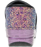 Dansko Professional Glitter Leather Clogs