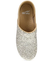 Dansko Professional Glitter Leather Clogs