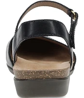 Dansko Rowan Leather Ankle Strap Shoes