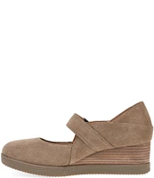 Dansko Sandy Waterprooof Suede Wedge Mary Janes Pumps