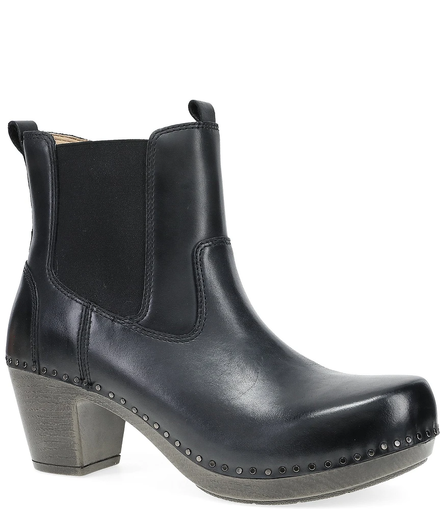 Dansko Shayna Burnished Leather Booties