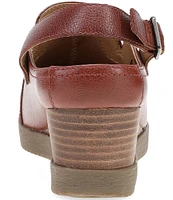 Dansko Sheridan Waterproof Leather Slingback Wedges