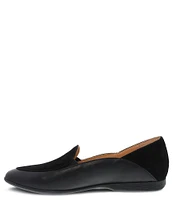 Dansko Lace Suede and Leather Slip-On Loafers