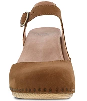 Dansko Taytum Ankle Strap Clog Pumps