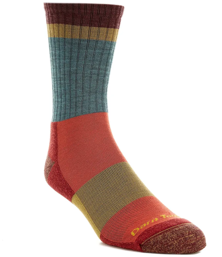 Darn Tough Lightweight Heady Striped Micro Crew Hiking Socks