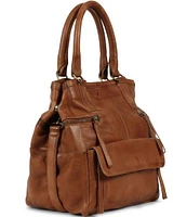 Day & Mood Hannah Small Leather Satchel Bag