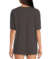 Daydreamer Johnny Cash Outlaw Country Crew Neck Short Sleeve Tee