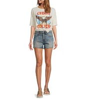 Daydreamer Knit Eagle Crew Neck Short Sleeve Tee