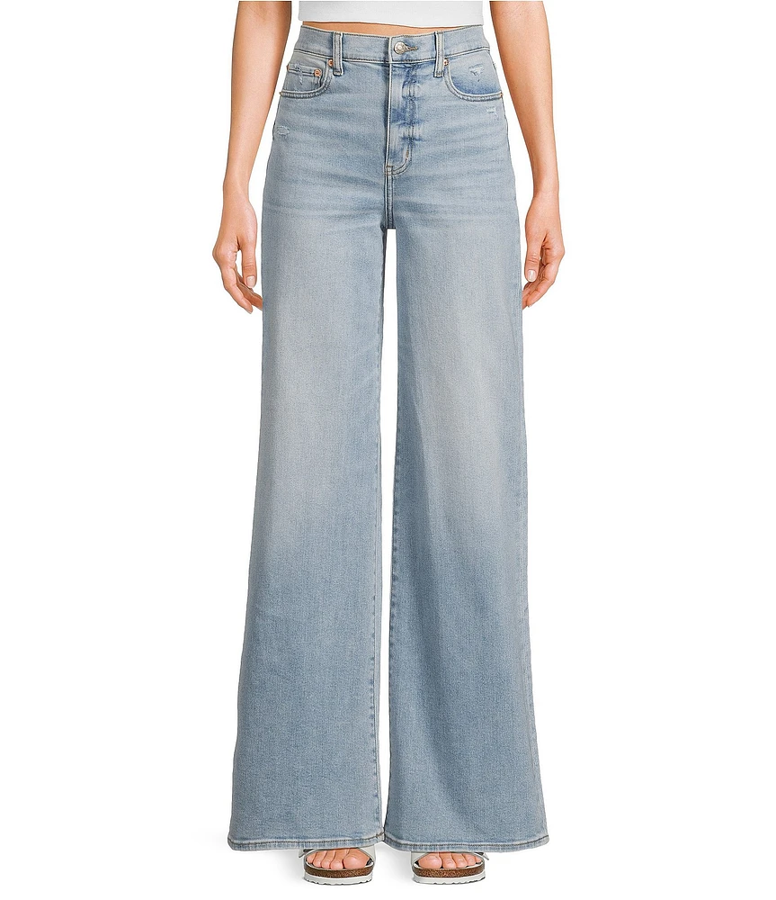 Daze Far Out High Rise Wide Leg Jeans