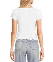 Daze Lily Pointelle Baby T-Shirt
