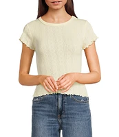 Daze Lily Pointelle Baby T-Shirt