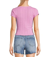 Daze Lily Pointelle Baby T-Shirt