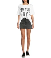 Daze Malibu Midrise Waist Mini Skirt