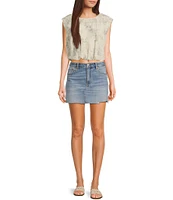 Daze Malibu Midrise Waist Mini Skirt
