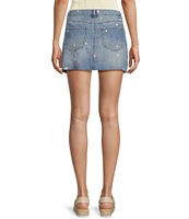 Daze Malibu Mini Daisy Print Skirt