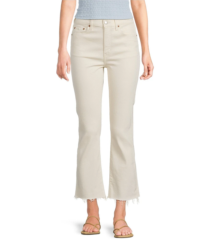 Daze Shy Girl High Rise Frayed Hem Denim Jeans