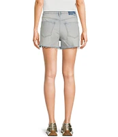 Daze Troublemaker Distressed High Rise Shorts