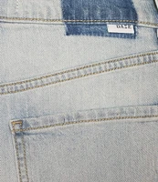 Daze Troublemaker Distressed High Rise Shorts