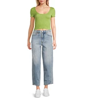 Daze Westward Barrel Leg Denim Jeans
