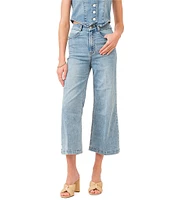 Dear John Audrey Wide Leg High Rise Cropped Jean