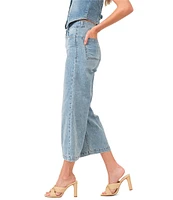 Dear John Audrey Wide Leg High Rise Cropped Jean