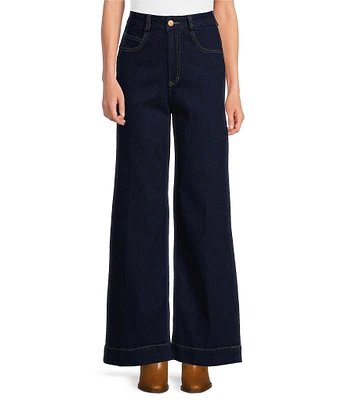 Dear John Audrey Wide Leg High-Rise Full Length Jeans