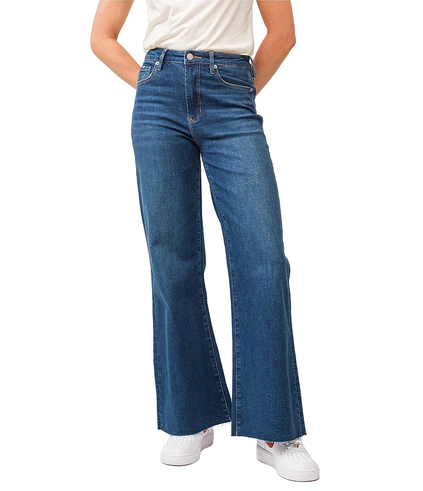 Dear John Fiona Wide Leg High Rise Full Length Jeans