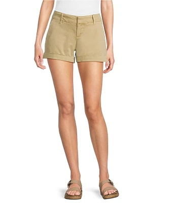Dear John Hampton Stretch Twill Mid Rise Flat Front Shorts