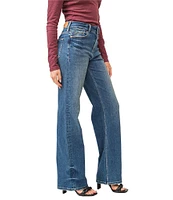 Dear John Holly Wide Leg High Rise Full Length Jeans