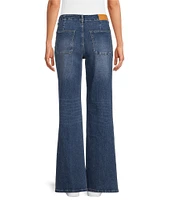 Dear John James Wide Leg High Rise 5-Button Jean